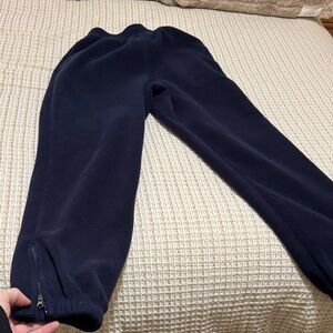Navy Blue Thick Fleece Pants